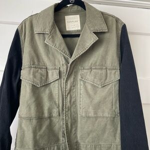 Citizens Of Humanity Olive and Black utility jacket